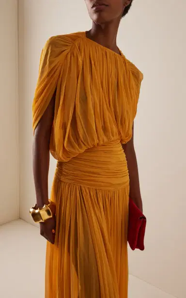 Tove Gai Draped Chiffon Maxi Dress | Thumbnail 2 Tove Gai Draped Chiffon Maxi Dress | Thumbnail 2