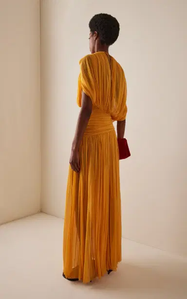 Tove Gai Draped Chiffon Maxi Dress | Thumbnail 4 Tove Gai Draped Chiffon Maxi Dress | Thumbnail 4