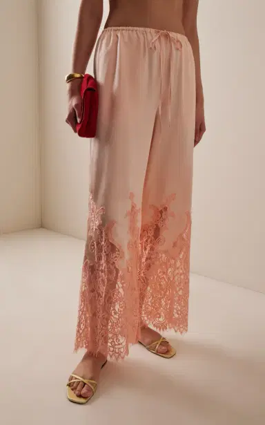 Third Form Exclusive Adore Lace-Trimmed Silk-Blend Pants | Thumbnail 3 Third Form Exclusive Adore Lace-Trimmed Silk-Blend Pants | Thumbnail 3