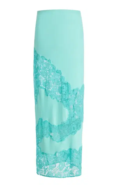 Third Form Exclusive Keepsake Lace-Inset Satin Maxi Skirt | Thumbnail 5 Third Form Exclusive Keepsake Lace-Inset Satin Maxi Skirt | Thumbnail 5