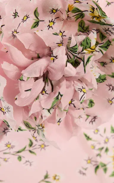 Rodarte Floral Silk Crepe Halter Dress | Thumbnail 5 Rodarte Floral Silk Crepe Halter Dress | Thumbnail 5