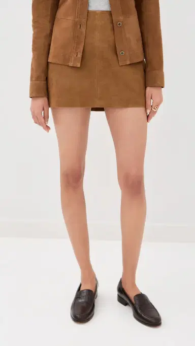 ARMA Melody Lamb Suede Skirt Whiskey | Thumbnail 2 ARMA Melody Lamb Suede Skirt Whiskey | Thumbnail 2