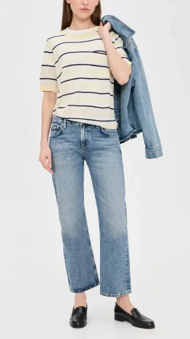 Citizens of Humanity Faye Vintage Straight Jeans Hikari | Thumbnail 5 Citizens of Humanity Faye Vintage Straight Jeans Hikari | Thumbnail 5