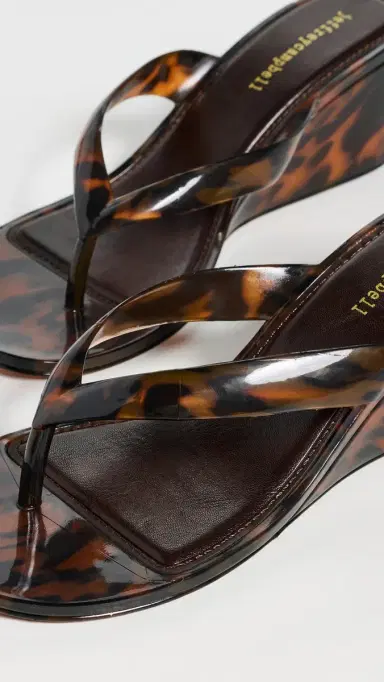 Jeffrey Campbell Gigabyte Jelly Wedges Tortoise | Thumbnail 6 Jeffrey Campbell Gigabyte Jelly Wedges Tortoise | Thumbnail 6