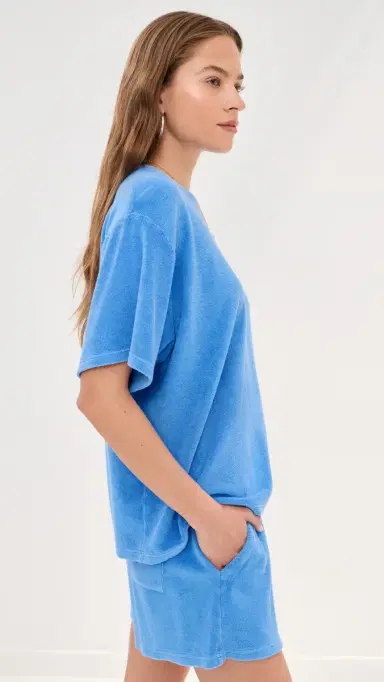LE BOP Farrah Terry Tee Marina S | Thumbnail 4 LE BOP Farrah Terry Tee Marina S | Thumbnail 4