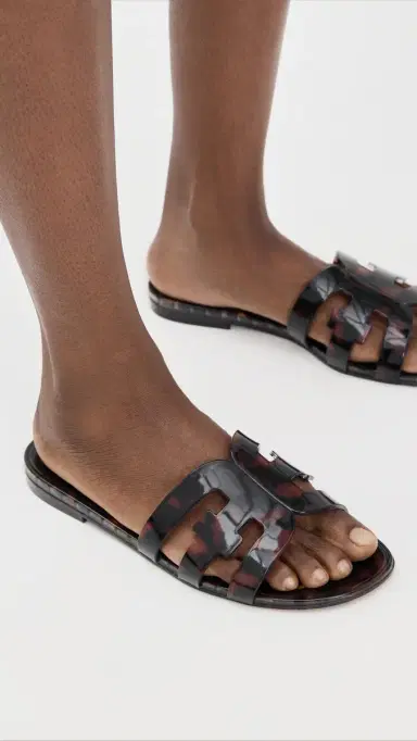 Sam Edelman Bay Jelly Sandals Tortoise | Thumbnail 3 Sam Edelman Bay Jelly Sandals Tortoise | Thumbnail 3