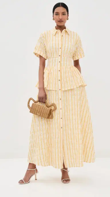 Rosie Assoulin Boogie Woogie Bugle Boy Dress Yellow 6 | Thumbnail 6 Rosie Assoulin Boogie Woogie Bugle Boy Dress Yellow 6 | Thumbnail 6