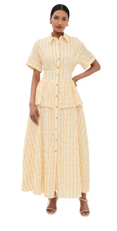 Rosie Assoulin Boogie Woogie Bugle Boy Dress Yellow 6 | Thumbnail 1 Rosie Assoulin Boogie Woogie Bugle Boy Dress Yellow 6 | Thumbnail 1