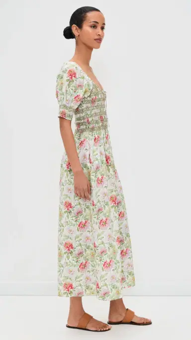 Hill House Home The Madeline Nap Dress Peony Chintz | Thumbnail 4 Hill House Home The Madeline Nap Dress Peony Chintz | Thumbnail 4