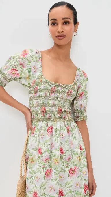 Hill House Home The Madeline Nap Dress Peony Chintz | Thumbnail 5 Hill House Home The Madeline Nap Dress Peony Chintz | Thumbnail 5