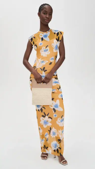 De Loreta elodi Dress Peonia Yellow | Thumbnail 5 De Loreta elodi Dress Peonia Yellow | Thumbnail 5