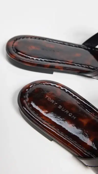 Tory Burch Miller Sandals Tortoise Patent 5 | Thumbnail 4 Tory Burch Miller Sandals Tortoise Patent 5 | Thumbnail 4