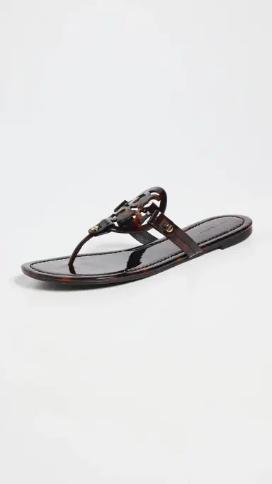 Tory Burch Miller Sandals Tortoise Patent 5 | Thumbnail 5 Tory Burch Miller Sandals Tortoise Patent 5 | Thumbnail 5