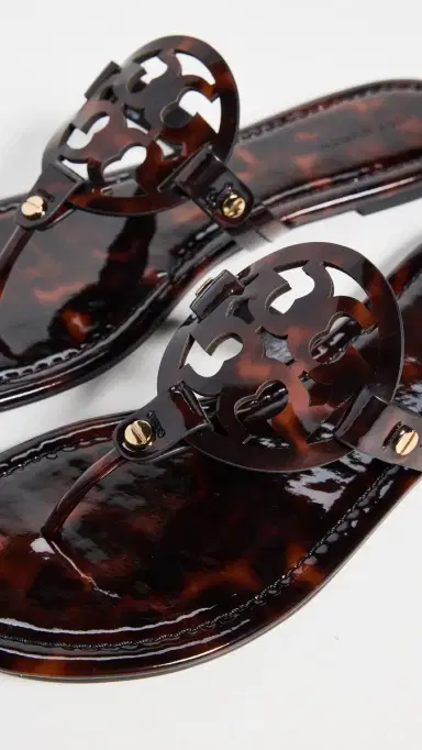 Tory Burch Miller Sandals Tortoise Patent 5 | Thumbnail 6 Tory Burch Miller Sandals Tortoise Patent 5 | Thumbnail 6