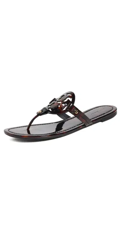 Tory Burch Miller Sandals Tortoise Patent 5 | Thumbnail 1 Tory Burch Miller Sandals Tortoise Patent 5 | Thumbnail 1