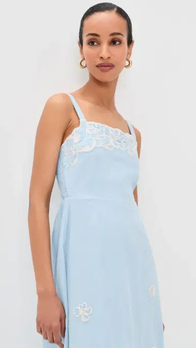 Cleobella arceline Midi Dress Glacier Lake | Thumbnail 5 Cleobella arceline Midi Dress Glacier Lake | Thumbnail 5