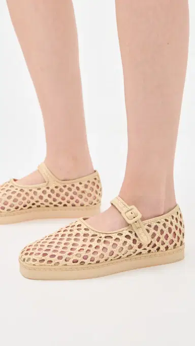Loeffler Randall Rita Mary Jane Flats Natural | Thumbnail 3 Loeffler Randall Rita Mary Jane Flats Natural | Thumbnail 3