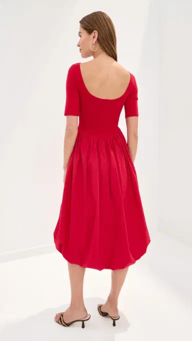 LE BOP Gracie Dress Poppy Red | Thumbnail 3 LE BOP Gracie Dress Poppy Red | Thumbnail 3