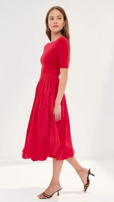 LE BOP Gracie Dress Poppy Red | Thumbnail 4 LE BOP Gracie Dress Poppy Red | Thumbnail 4