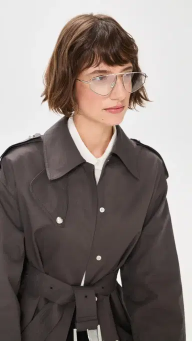 Elisa Johnson Riley Glasses Silver Metal Purple Lens One Size | Thumbnail 3 Elisa Johnson Riley Glasses Silver Metal Purple Lens One Size | Thumbnail 3