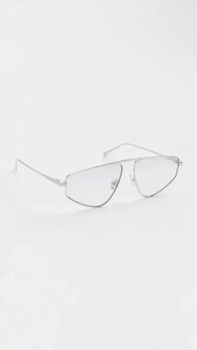 Elisa Johnson Riley Glasses Silver Metal Purple Lens One Size | Thumbnail 4 Elisa Johnson Riley Glasses Silver Metal Purple Lens One Size | Thumbnail 4