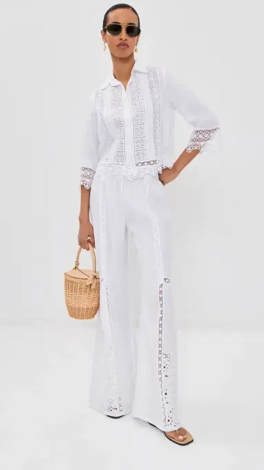 TEMPTATION POSITANO Cervaro Pants White M | Thumbnail 5 TEMPTATION POSITANO Cervaro Pants White M | Thumbnail 5