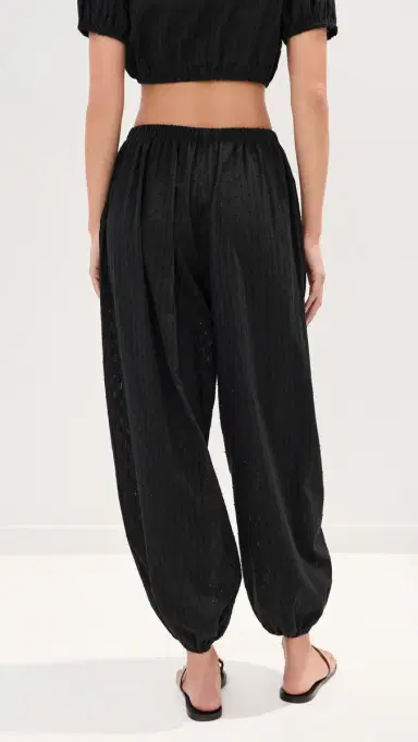 LE BOP Andi Oversized Eyelet Balloon Pants Black | Thumbnail 3 LE BOP Andi Oversized Eyelet Balloon Pants Black | Thumbnail 3