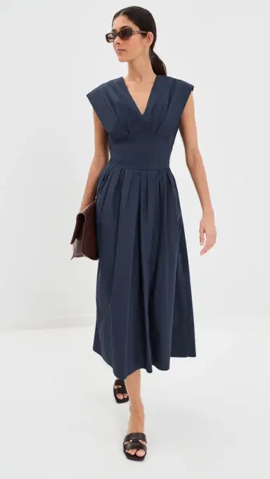 Rosie Assoulin In Full Bloom Dress Navy 6 | Thumbnail 5 Rosie Assoulin In Full Bloom Dress Navy 6 | Thumbnail 5
