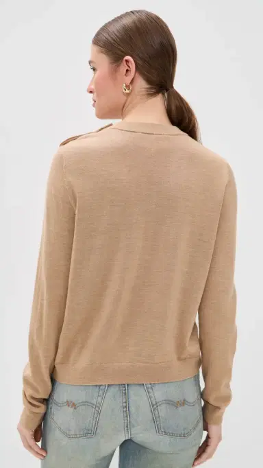 Ba&sh Pull Byleil Sweater Beige Chine | Thumbnail 3 Ba&sh Pull Byleil Sweater Beige Chine | Thumbnail 3