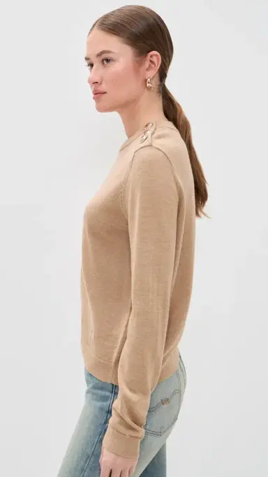 Ba&sh Pull Byleil Sweater Beige Chine | Thumbnail 4 Ba&sh Pull Byleil Sweater Beige Chine | Thumbnail 4