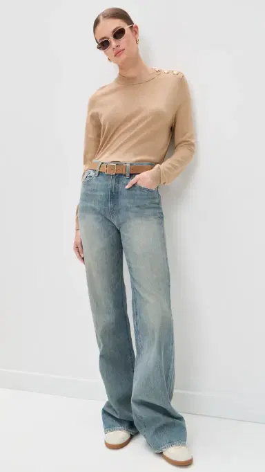 Ba&sh Pull Byleil Sweater Beige Chine | Thumbnail 5 Ba&sh Pull Byleil Sweater Beige Chine | Thumbnail 5