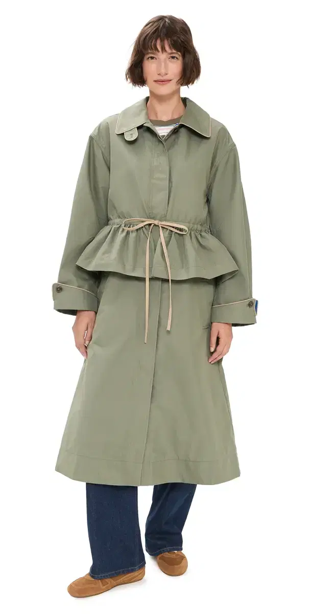 Myrtle Trench Coat Sage Myrtle Trench Coat Sage