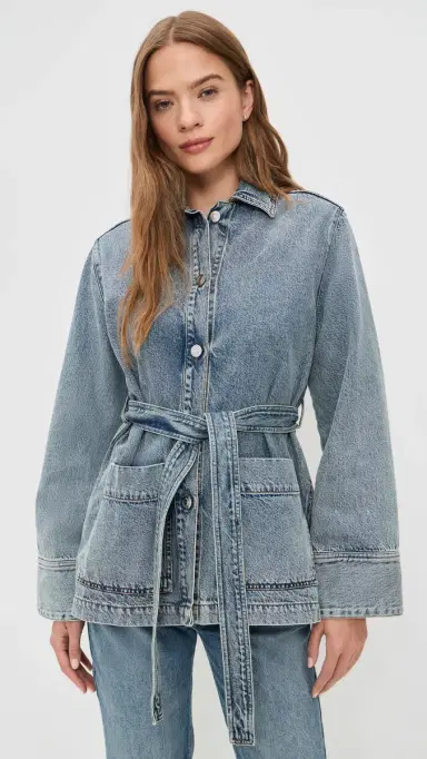 Rodebjer Pico Wash Denim Jacket Indigo | Thumbnail 2 Rodebjer Pico Wash Denim Jacket Indigo | Thumbnail 2