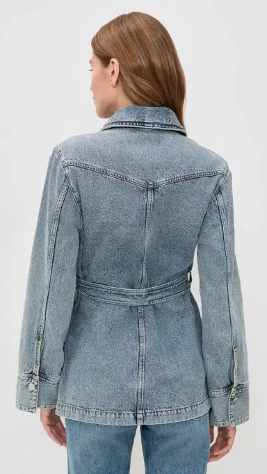 Rodebjer Pico Wash Denim Jacket Indigo | Thumbnail 3 Rodebjer Pico Wash Denim Jacket Indigo | Thumbnail 3