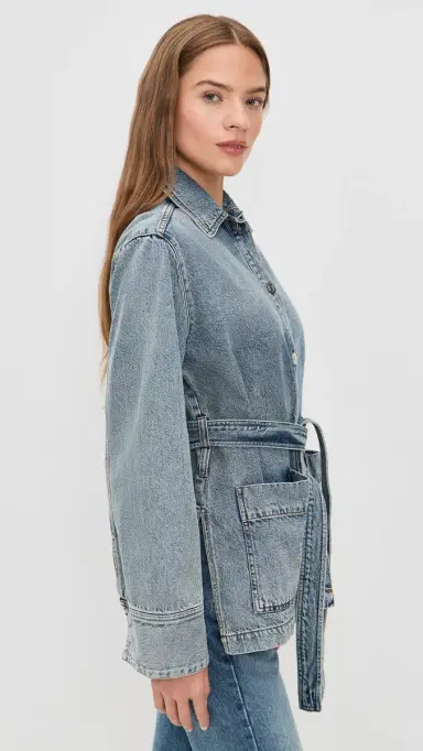 Rodebjer Pico Wash Denim Jacket Indigo | Thumbnail 4 Rodebjer Pico Wash Denim Jacket Indigo | Thumbnail 4