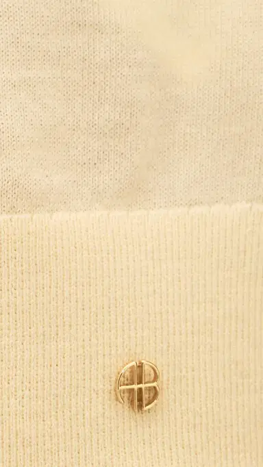 ANINE BING oni Crop Tank Top Butter Yellow | Thumbnail 6 ANINE BING oni Crop Tank Top Butter Yellow | Thumbnail 6