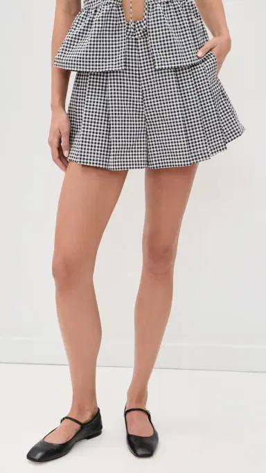BLANKNYC Picnic Party Shorts Picnic Party (Black/White) | Thumbnail 2 BLANKNYC Picnic Party Shorts Picnic Party (Black/White) | Thumbnail 2