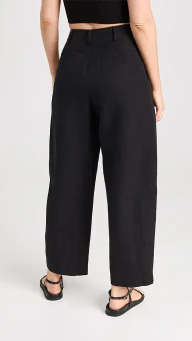 APIECE APART Bari Crop Trousers Black 0 | Thumbnail 3 APIECE APART Bari Crop Trousers Black 0 | Thumbnail 3