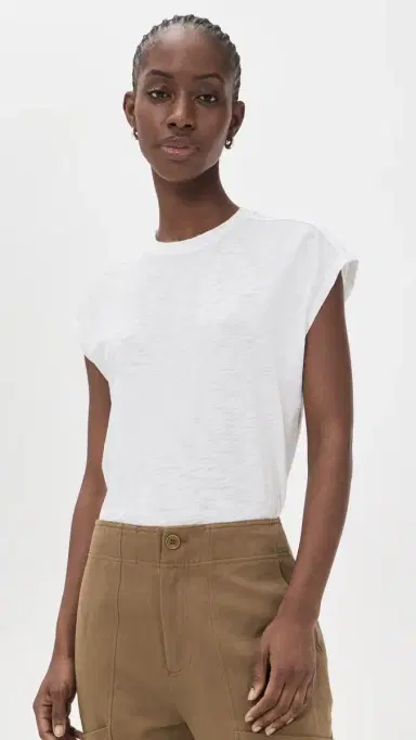 Theory Bind Neck Boxy Tee White | Thumbnail 2 Theory Bind Neck Boxy Tee White | Thumbnail 2