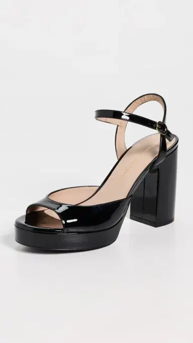 Stuart Weitzman Dayna II Platform Sandals Black | Thumbnail 2 Stuart Weitzman Dayna II Platform Sandals Black | Thumbnail 2
