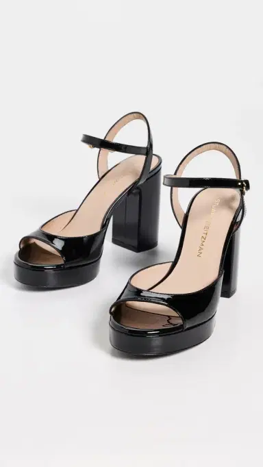 Stuart Weitzman Dayna II Platform Sandals Black | Thumbnail 5 Stuart Weitzman Dayna II Platform Sandals Black | Thumbnail 5