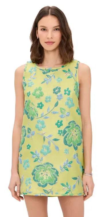 Arianne Elmy Swing Swing Tank Dress onochrome Lime Green | Thumbnail 1 Arianne Elmy Swing Swing Tank Dress onochrome Lime Green | Thumbnail 1