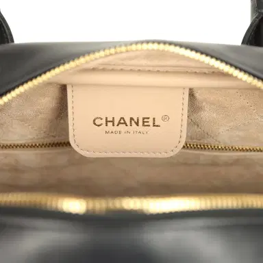 Chanel Chanel Large "Perfect Bowling" Bag Black Gold Hardware | Thumbnail 11 Chanel Chanel Large "Perfect Bowling" Bag Black Gold Hardware | Thumbnail 11