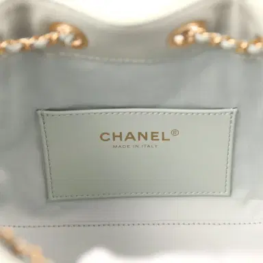 Chanel Chanel Mini 25 Hobo Bag Light Green Caviar Antique Gold Hardware | Thumbnail 9 Chanel Chanel Mini 25 Hobo Bag Light Green Caviar Antique Gold Hardware | Thumbnail 9
