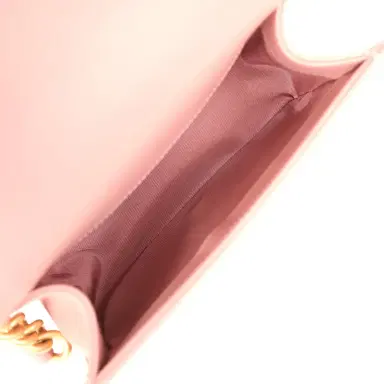 Chanel Chanel Small Boy Bag Pink Iridescent Lambskin Antique Gold Hardware | Thumbnail 8 Chanel Chanel Small Boy Bag Pink Iridescent Lambskin Antique Gold Hardware | Thumbnail 8