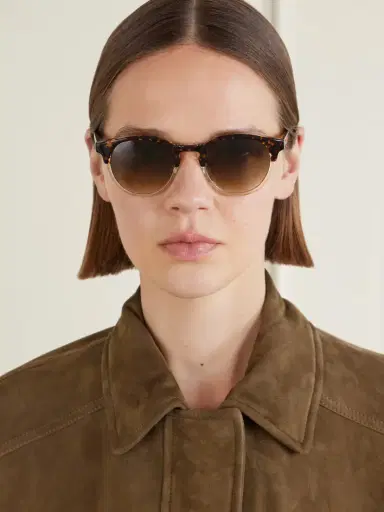 BARTON PERREIRA Beckford Sun Round-frame Tortoiseshell Acetate Sunglasses | Thumbnail 2 BARTON PERREIRA Beckford Sun Round-frame Tortoiseshell Acetate Sunglasses | Thumbnail 2