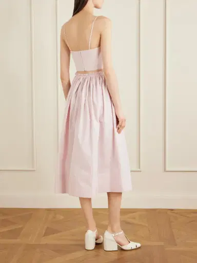Gabriela Hearst Nadir Cropped Cotton-poplin Top | Thumbnail 4 Gabriela Hearst Nadir Cropped Cotton-poplin Top | Thumbnail 4