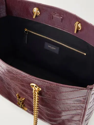 Saint Laurent Niki Small Crinkled-leather Tote | Thumbnail 6 Saint Laurent Niki Small Crinkled-leather Tote | Thumbnail 6