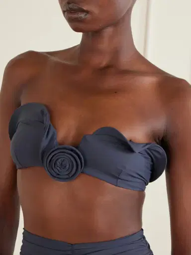 Magda Butrym Floral-appliquéd Bikini Top | Thumbnail 4 Magda Butrym Floral-appliquéd Bikini Top | Thumbnail 4