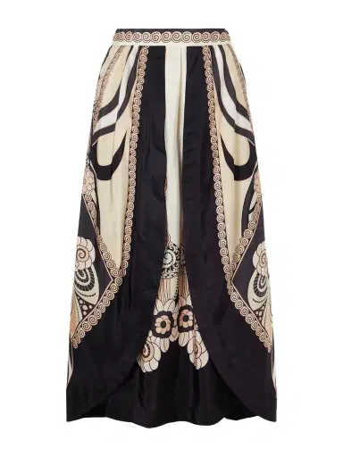 La DoubleJ Printed Silk-voile Maxi Skirt | Thumbnail 1 La DoubleJ Printed Silk-voile Maxi Skirt | Thumbnail 1